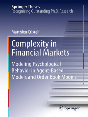 cover image of Complexity in Financial Markets